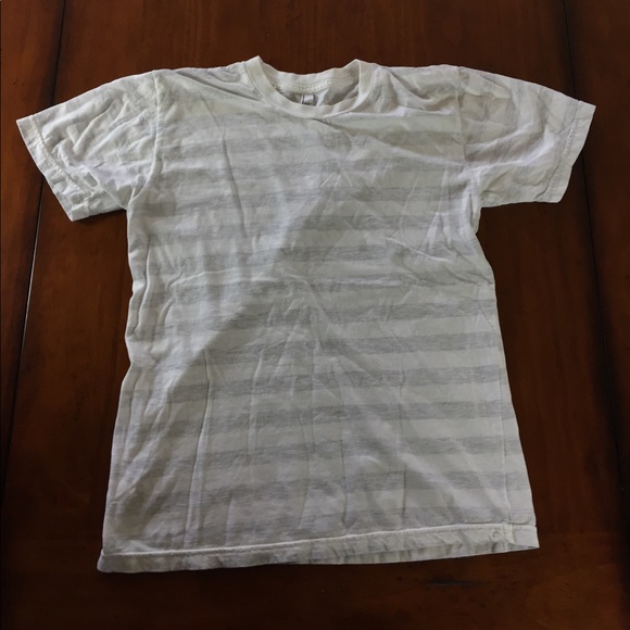 American Apparel Other - American Apparel White & Grey Stripe Shirt